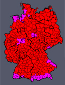 Amtliche Unwetterwarnung vor orkanartigen Böen für Stuttgart