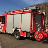 Feuerwehrfahrzeug im Einsatz