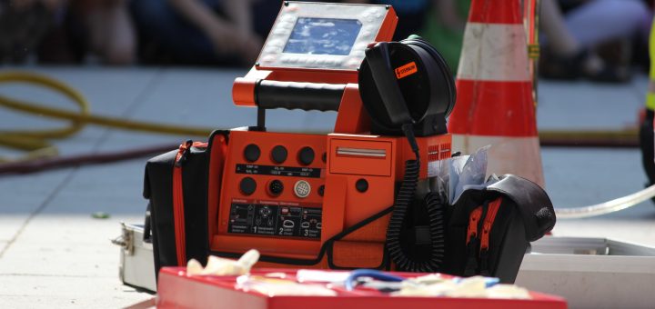 medizinisches Gerät des Rettungsdienstes