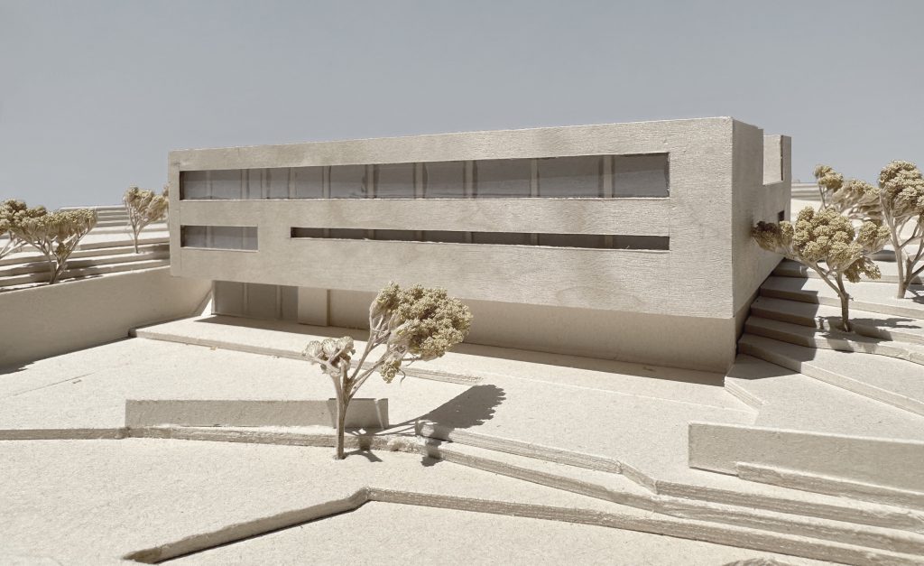 Neubau Gerätehaus Münster Modell ©Wypior Architekten